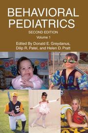 Cover of: Behavioral Pediatrics: Volume 1
