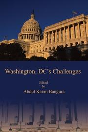 Cover of: Washington, DC's Challenges by Abdul Karim Bangura