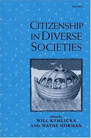 Cover of: Citizenship in Diverse Societies