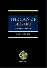 Cover of: The law of set-off