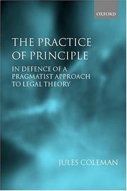 The practice of principle by Jules L. Coleman