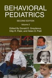 Cover of: Behavioral Pediatrics : Volume 2