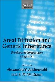 Cover of: Areal diffusion and genetic inheritance: problems in comparative linguistics