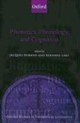 Cover of: Phonetics, phonology, and cognition