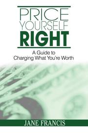 Cover of: Price Yourself Right by Jane Francis