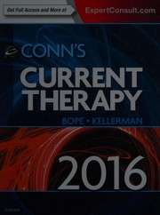 Cover of: Conn's Current Therapy 2016 by Edward T. Bope, Rick D. Kellerman