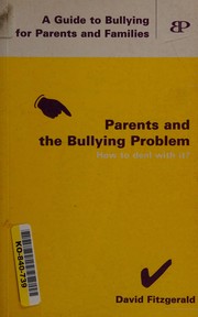 Cover of: Parents and the Bullying Problem by David Fitzgerald