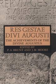 Cover of: Res Gestae Divi Augusti: The Achievements of the Divine Augustus
