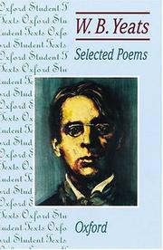 Cover of: Wb Yeats: Selected Poems (Oxford Student Texts)