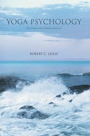 Cover of: Yoga Psychology by Robert C. Leslie