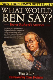 Cover of: What Would Ben Say?: Poorer Richard's America