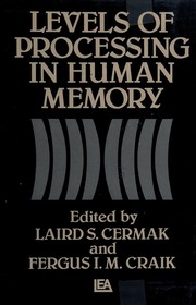 Cover of: Levels of processing in human memory