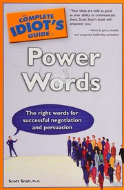 Cover of: The complete idiot's guide to power words