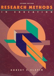 Cover of: Research methods in education by Robert E. Slavin