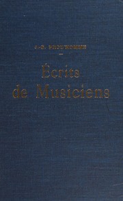 Ecrits de musiciens by Harold Samuel