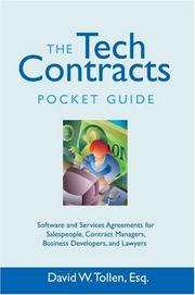 The Tech Contracts Pocket Guide by David W Tollen