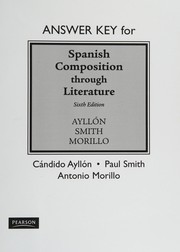 Cover of: Answer Key for Spanish Composition Through Literature