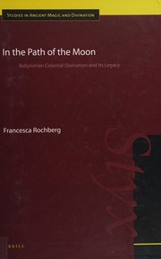 Cover of: In the path of the Moon by Francesca Rochberg