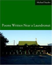 Cover of: Poems Written Near a Laundromat by Michael Snyder