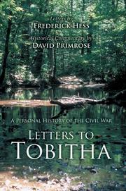 Cover of: Letters to Tobitha: A Personal History of the Civil War