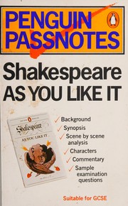 Cover of: Shakespeare's "As You Like It" (Passnotes)