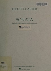 Cover of: Sonata (1952) by Elliott Carter
