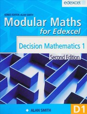 Cover of: Modular Maths for Edexcel: Decision Mathematics 1 (Modular Maths for Edexcel)