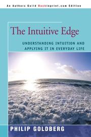 Cover of: The Intuitive Edge by Philip Goldberg