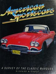 Cover of: American Sportscars by Nicky Wright