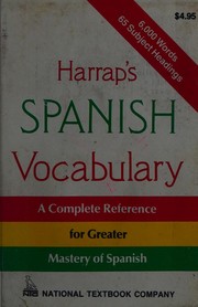 Cover of: Harrap's Spanish Vocabulary