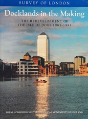 Cover of: Docklands in the making by Cox, Alan.