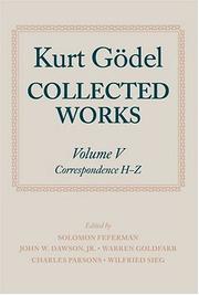 Cover of: Collected works by Kurt Gödel