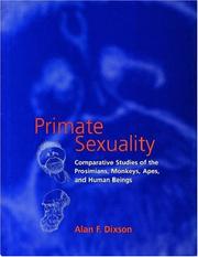 Cover of: Primate Sexuality by Alan F. Dixson