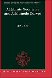 Cover of: Algebraic geometry and arithmetic curves