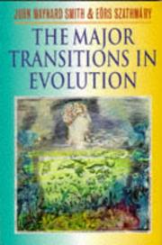 Cover of The major transitions in evolution