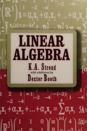 Cover of: Linear algebra by Dexter J. Booth