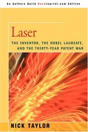 Cover of: Laser by Nick Taylor, Nick Taylor