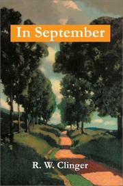 Cover of: In September by R. W. Clinger