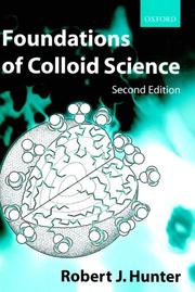 Cover of: Foundations of colloid science by Robert J. Hunter