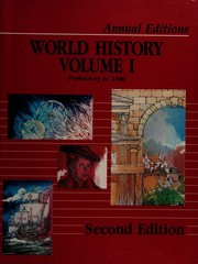 Cover of: Annual editions: world history
