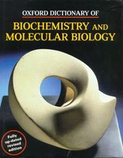Cover of: Oxford Dictionary of Biochemistry and Molecular Biology | Anthony Smith