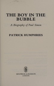 Cover of: The Boy in the Bubble