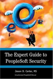 Cover of: The Expert Guide to PeopleSoft Security by Jason Carter