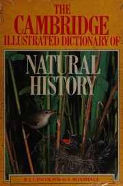 Cover of: The Cambridge illustrated dictionary of natural history