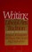 Cover of: Writing in the liberal arts tradition