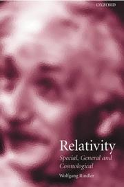 Cover of: Relativity by Wolfgang Rindler