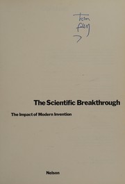 Cover of: The scientific breakthrough by Ronald William Clark