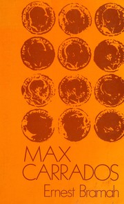 Cover of: Max Carrados by Ernest Bramah