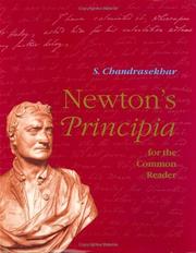 Cover of: Newton's Principia for the common reader by Subrahmanyan Chandrasekhar