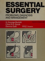 Cover of: Essential Surgery: Problems, Diagnosis and Management